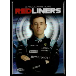   2021 Topps Chrome Formula 1 Racing Redliners #RL-11 Marcus Armstrong