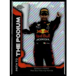   2021 Topps Chrome Formula 1 Racing Path to the Podium #PTP-SP Sergio Perez