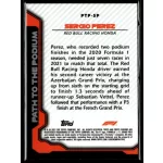 2021 Topps Chrome Formula 1 Racing Path to the Podium #PTP-SP Sergio Perez