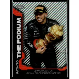  2021 Topps Chrome Formula 1 Racing Path to the Podium #PTP-LH Lewis Hamilton