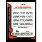 2021 Topps Chrome Formula 1 Racing Path to the Podium #PTP-LH Lewis Hamilton