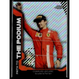   2021 Topps Chrome Formula 1 Racing Path to the Podium #PTP-CL Charles Leclerc