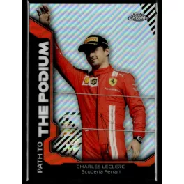   2021 Topps Chrome Formula 1 Racing Path to the Podium #PTP-CL Charles Leclerc