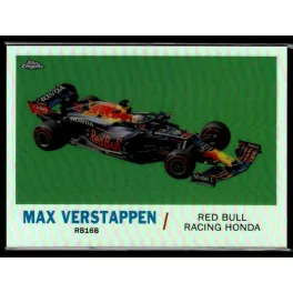   2021 Topps Chrome Formula 1 Racing 1961 Topps Sports Cars #T61-MV Max Verstappen
