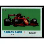 2021 Topps Chrome Formula 1 Racing 1961 Topps Sports Cars #T61-SC Carlos Sainz