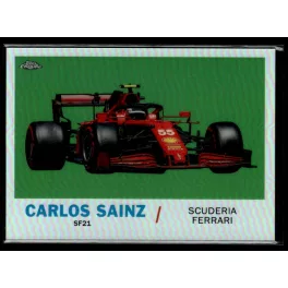   2021 Topps Chrome Formula 1 Racing 1961 Topps Sports Cars #T61-SC Carlos Sainz