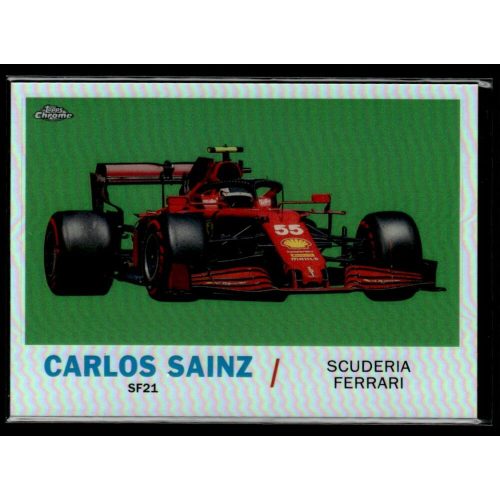 2021 Topps Chrome Formula 1 Racing 1961 Topps Sports Cars #T61-SC Carlos Sainz