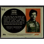 2021 Topps Chrome Formula 1 Racing 1961 Topps Sports Cars #T61-SC Carlos Sainz