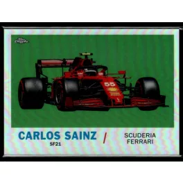   2021 Topps Chrome Formula 1 Racing 1961 Topps Sports Cars #T61-SC Carlos Sainz