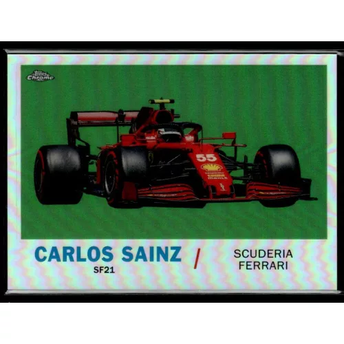 2021 Topps Chrome Formula 1 Racing 1961 Topps Sports Cars #T61-SC Carlos Sainz
