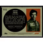 2021 Topps Chrome Formula 1 Racing 1961 Topps Sports Cars #T61-SC Carlos Sainz