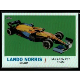   2021 Topps Chrome Formula 1 Racing 1961 Topps Sports Cars #T61-LN Lando Norris