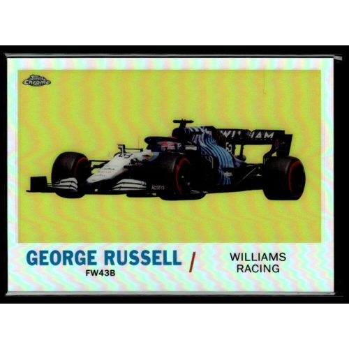 2021 Topps Chrome Formula 1 Racing 1961 Topps Sports Cars #T61-GR George Russell