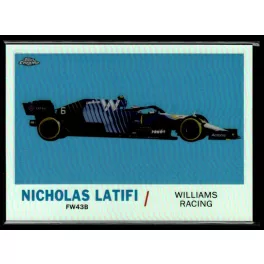   2021 Topps Chrome Formula 1 Racing 1961 Topps Sports Cars #T61-NL Nicholas Latifi