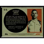 2021 Topps Chrome Formula 1 Racing 1961 Topps Sports Cars #T61-NL Nicholas Latifi