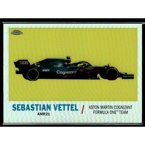 2021 Topps Chrome Formula 1 Racing 1961 Topps Sports Cars #T61-SV Sebastian Vettel 