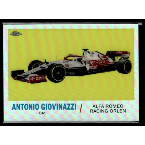 2021 Topps Chrome Formula 1 Racing 1961 Topps Sports Cars #T61-AG Antonio Giovinazzi