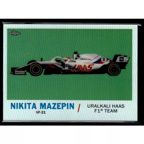 2021 Topps Chrome Formula 1 Racing 1961 Topps Sports Cars #T61-NM Nikita Mazepin