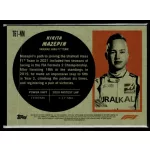 2021 Topps Chrome Formula 1 Racing 1961 Topps Sports Cars #T61-NM Nikita Mazepin