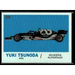 2021 Topps Chrome Formula 1 Racing 1961 Topps Sports Cars #T61-YT Yuki Tsunoda
