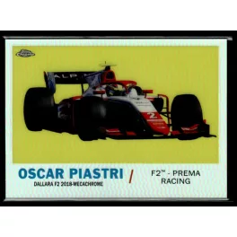   2021 Topps Chrome Formula 1 Racing 1961 Topps Sports Cars #T61-OP Oscar Piastri