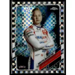 2021 Topps Chrome Formula 1 Racing Checker Flag #18 Nikita Mazepin