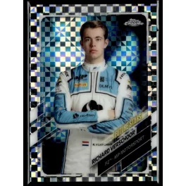   2021 Topps Chrome Formula 1 Racing Checker Flag #63 Richard Verschoor