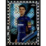 2021 Topps Chrome Formula 1 Racing Checker Flag #6 Lando Norris