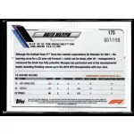 2021 Topps Chrome Formula 1 Racing Purple Checker Flag #175 Nikita Mazepin