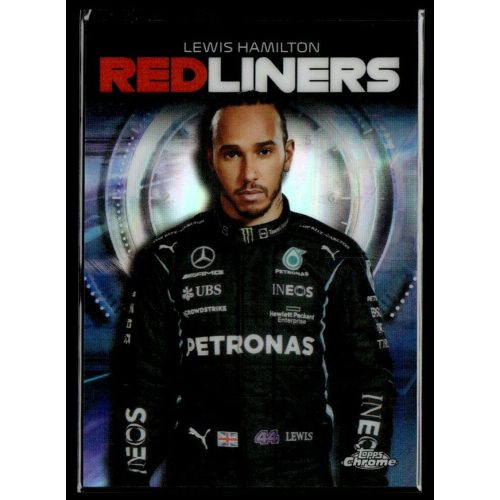 2021 Topps Chrome Formula 1 Racing Redliners #RL-1 Lewis Hamilton