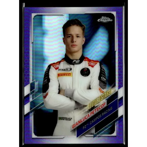 2021 Topps Chrome Formula 1 Racing Purple #65 Gianluca Petecof 099/399