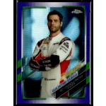 2021 Topps Chrome Formula 1 Racing Purple/Green Refractor #71 Guilherme Samaia