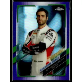   2021 Topps Chrome Formula 1 Racing Purple/Green Refractor #71 Guilherme Samaia