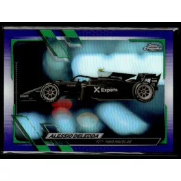   2021 Topps Chrome Formula 1 Racing Purple/Green Refractor #133 Alessio Deledda