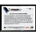 2021 Topps Chrome Formula 1 Racing Purple/Green Refractor #133 Alessio Deledda
