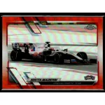 2021 Topps Chrome Formula 1 Racing Orange/Red Refractor #113 Nikita Mazepin
