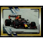 2021 Topps Chrome Formula 1 Racing Gold/Purple Refractor #98 Max Verstappen