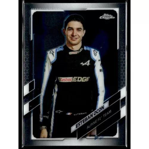 2021 Topps Chrome Formula 1  #10 Esteban Ocon