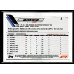 2021 Topps Chrome Formula 1  #2 Valtteri Bottas
