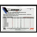 2021 Topps Chrome Formula 1  #2 Valtteri Bottas