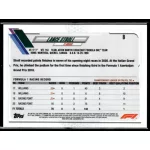 2021 Topps Chrome Formula 1  #8 Lance Stroll