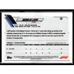 2021 Topps Chrome Formula 1  #20 Nicholas Latifi