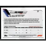 2021 Topps Chrome Formula 1  #37 Yuki Tsunoda