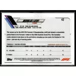 2021 Topps Chrome Formula 1  #42 Nicholas Latifi