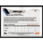 2021 Topps Chrome Formula 1  #42 Nicholas Latifi