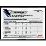 2021 Topps Chrome Formula 1  #44 Valtteri Bottas