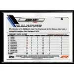 2021 Topps Chrome Formula 1  #46 Sergio Perez