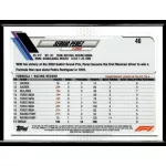 2021 Topps Chrome Formula 1  #46 Sergio Perez