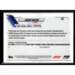 2021 Topps Chrome Formula 1 F2 RACERS FUTURE STARS #59 Oscar Piastri