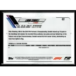 2021 Topps Chrome Formula 1 F2 RACERS FUTURE STARS #62 Lirim Zendeli